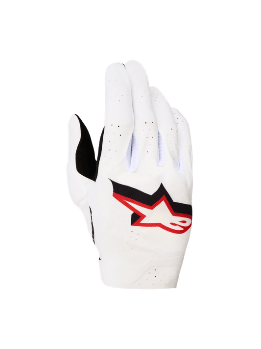 Alpinestars Supertech MX Handschoenen 2027 Wit Zwart Vuurrood - MxProStoreParts