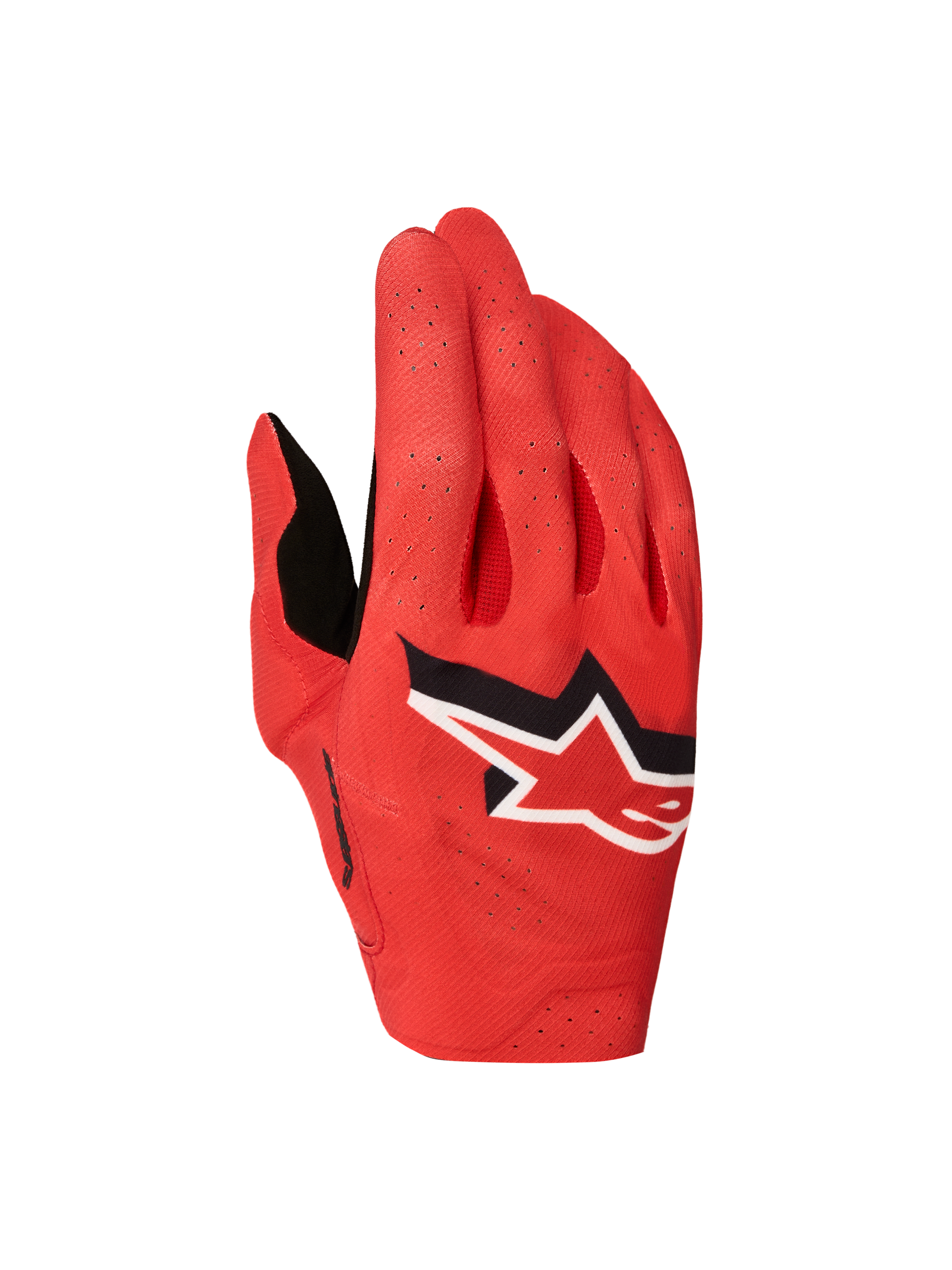 Alpinestars Supertech MX Handschoenen 2027 Vuurrood Zwart Wit