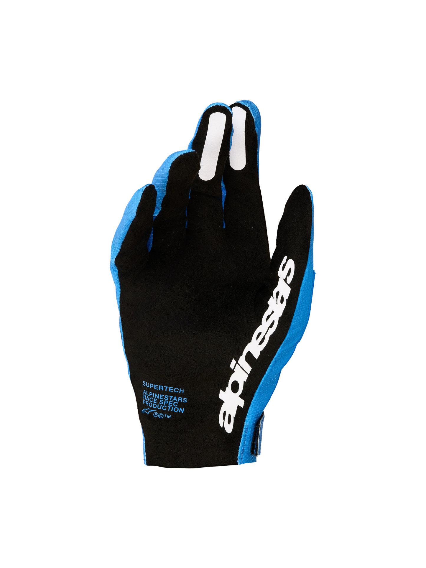 Alpinestars Supertech MX Handschoenen 2027 Ucla Blauw Diepblauw Wit