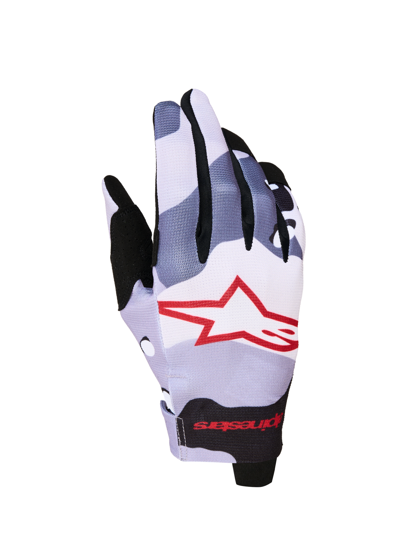 Alpinestars Radar Handschoenen 2027 Asgrijs Licht Lila Rood Zwart