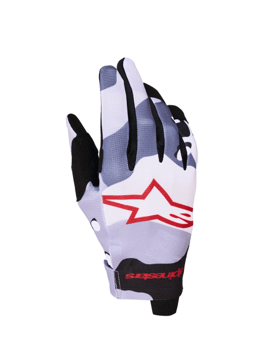 Alpinestars Radar Handschoenen 2027 Asgrijs Licht Lila Rood Zwart - MxProStoreParts