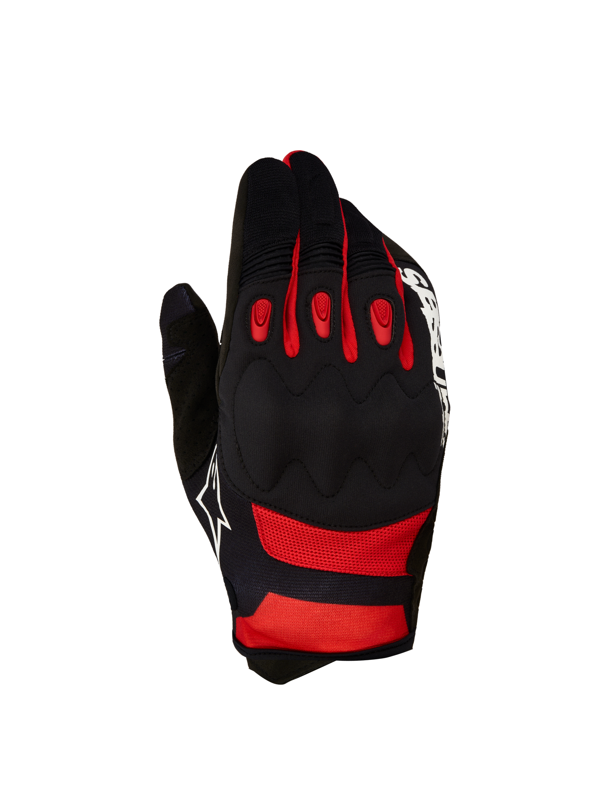 Alpinestars Techdura Handschoenen 2027 Zwart Helder Rood