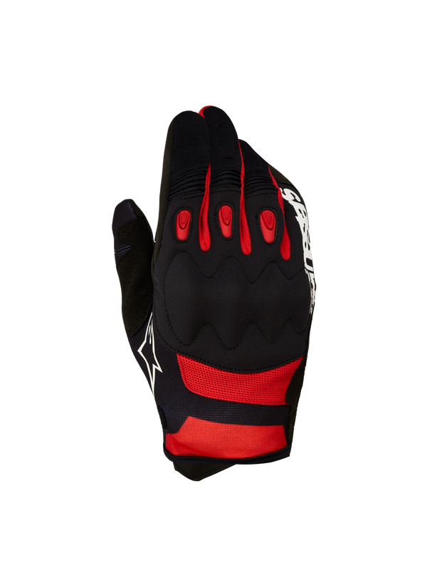 Alpinestars Techdura Handschoenen 2027 Zwart Helder Rood
