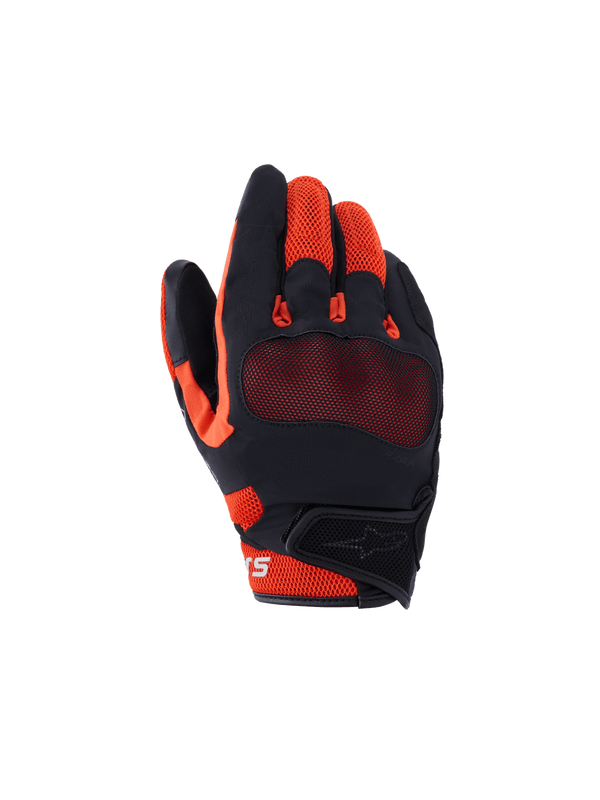 Alpinestars Gloves Mogress Airflow Black/Red/Tangerine - MxProStoreParts