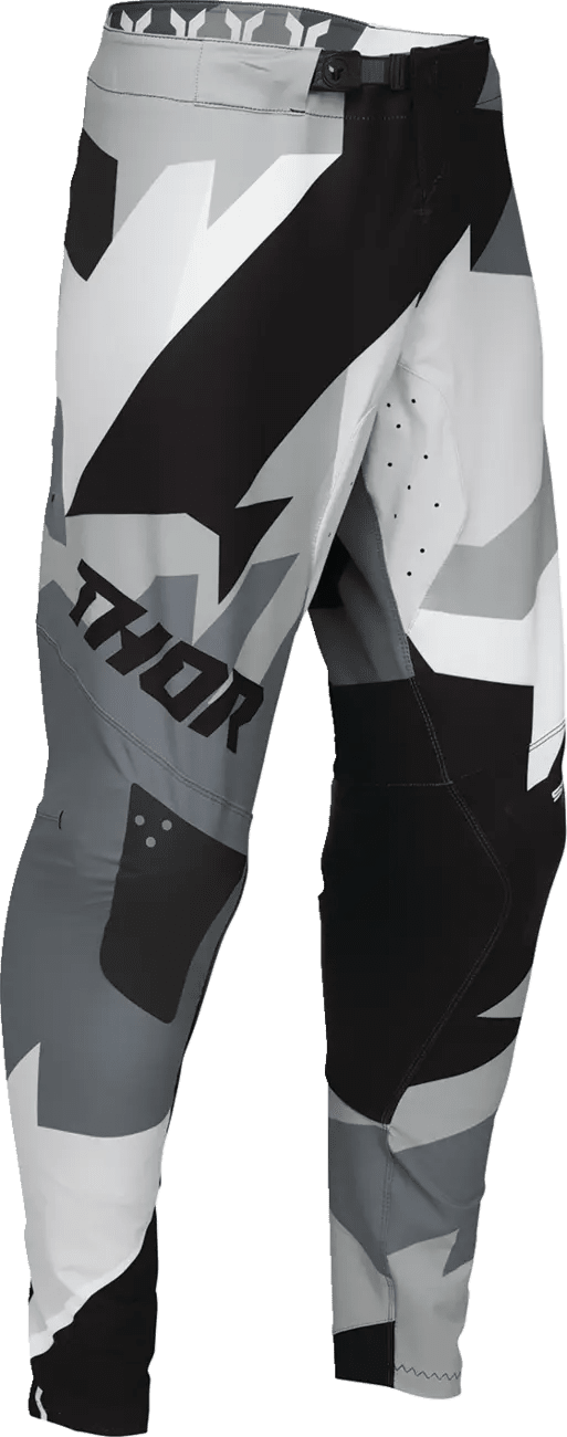 THOR Sportmode Brave crossbroek – Zwart/Grijs/Wit