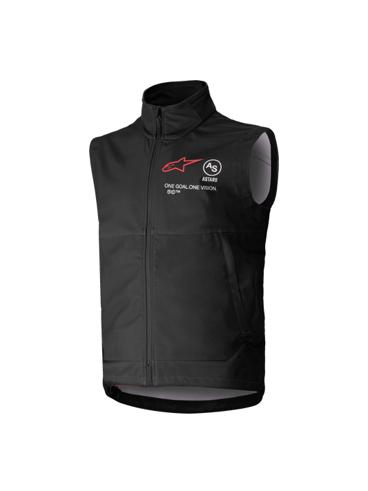 Alpinestars Techstar winddichte Jugend-Softshellweste Motocross Schwarz - MxProStoreParts
