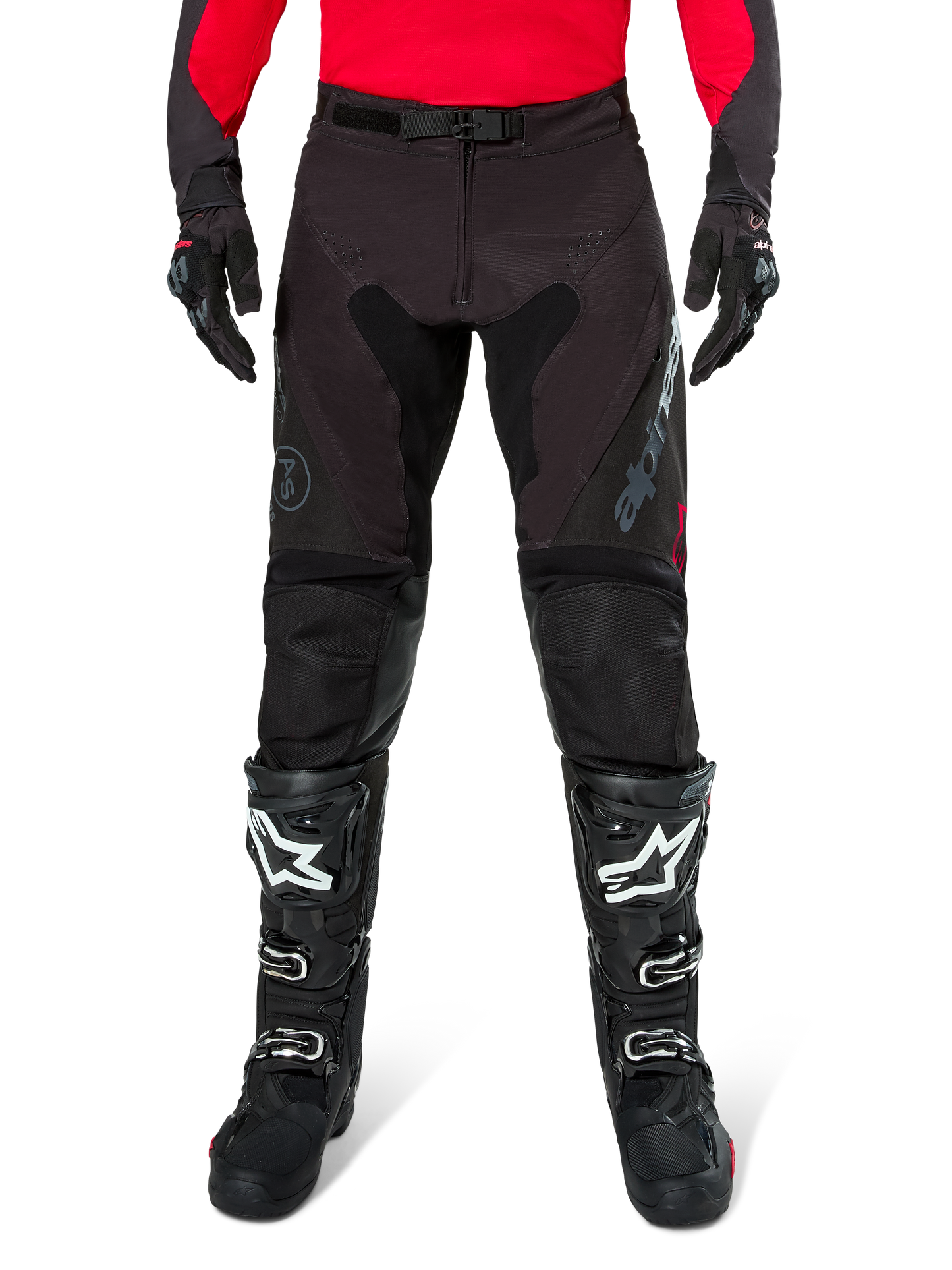 Alpinestars Pro-Dura Broek Zwart Magnet Wit