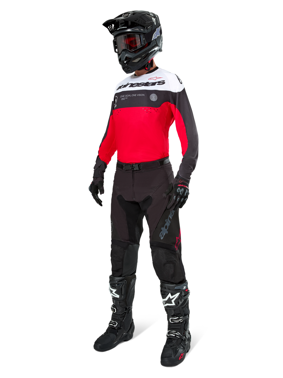 Alpinestars Pro-Dura Broek Zwart Magnet Wit