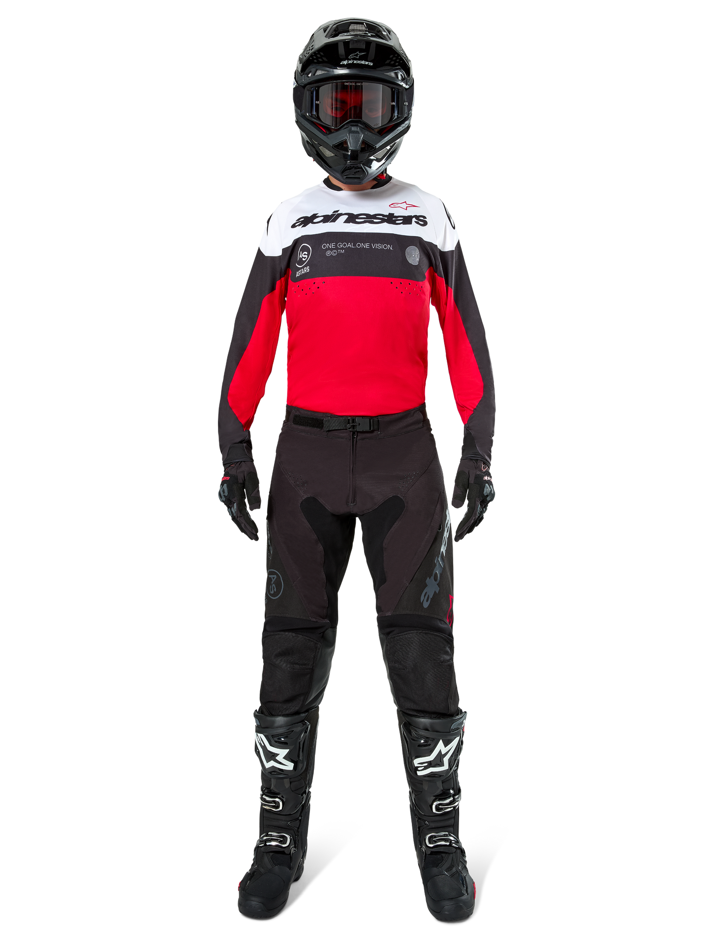 Alpinestars Pro-Dura Broek Zwart Magnet Wit