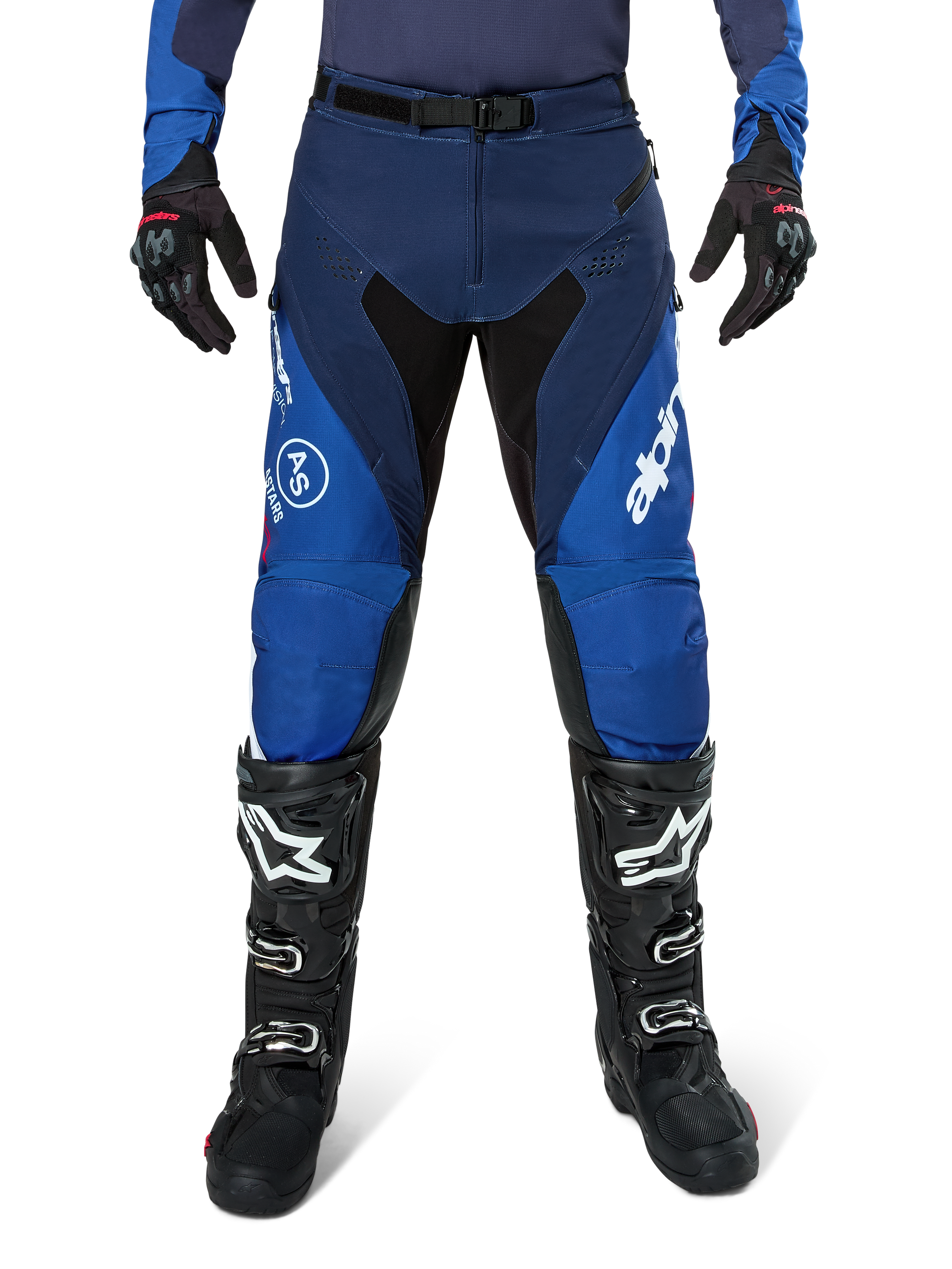 Alpinestars Pro-Dura Broek Marineblauw Felblauw Wit