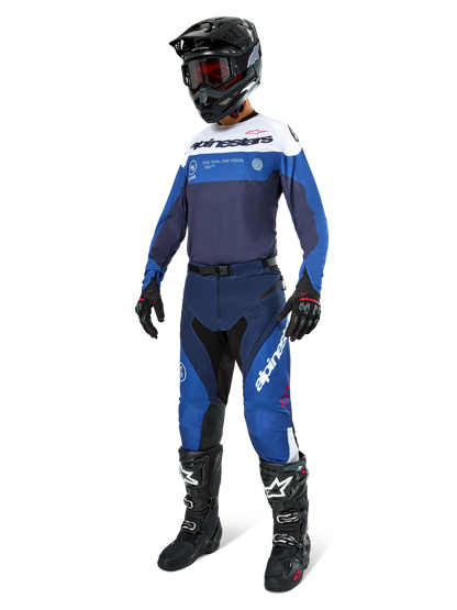 Alpinestars Pro-Dura Broek Marineblauw Felblauw Wit