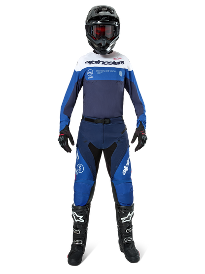 Alpinestars Pro-Dura Broek Marineblauw Felblauw Wit