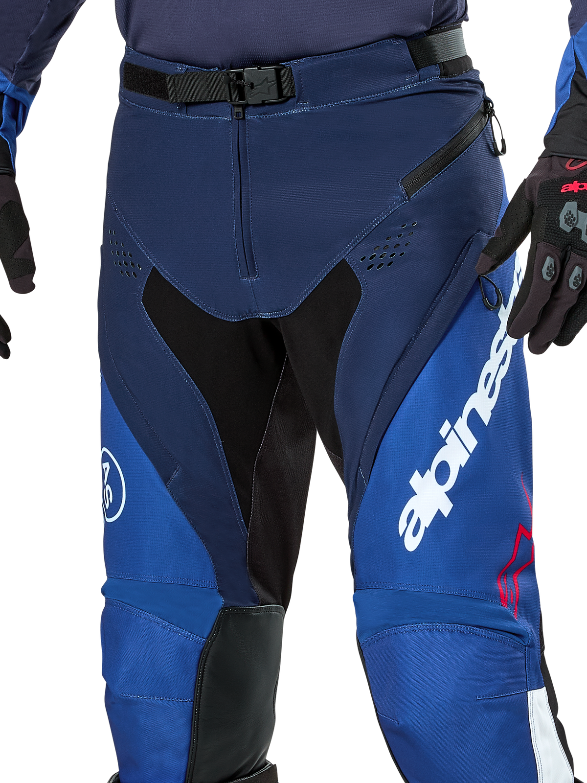 Alpinestars Pro-Dura Broek Marineblauw Felblauw Wit
