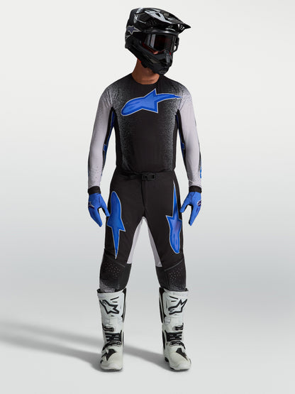 Alpinestars Supertech Hiten AFD Broek 2027 Black Light Lilac Blithe Blue