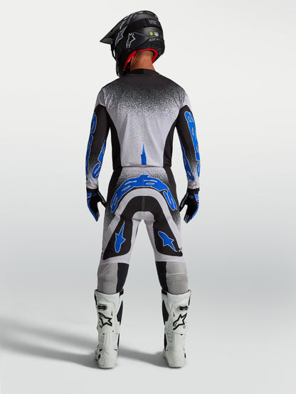 Alpinestars Supertech Hiten AFD Broek 2027 Black Light Lilac Blithe Blue