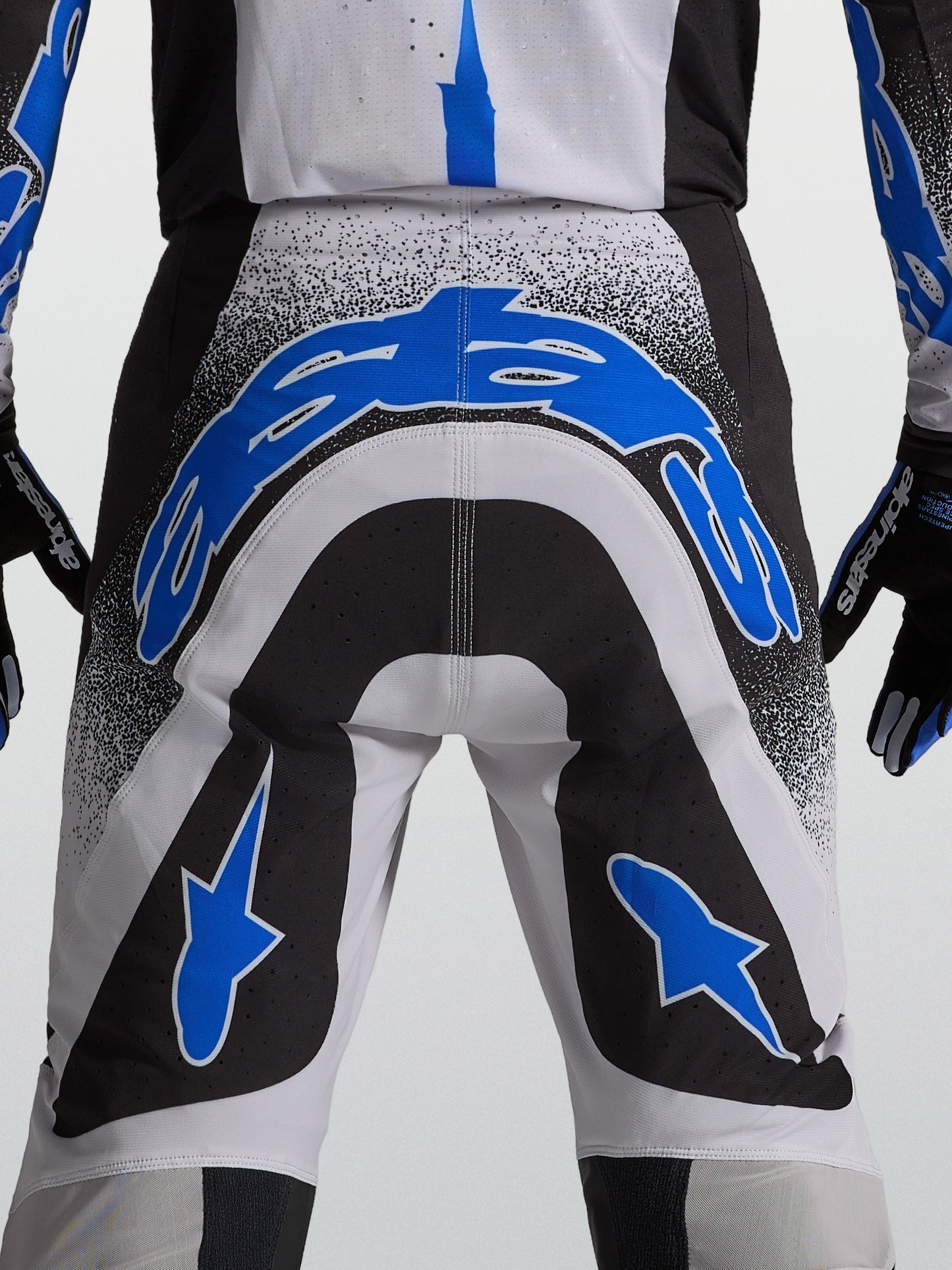 Alpinestars Supertech Hiten AFD Broek 2027 Black Light Lilac Blithe Blue