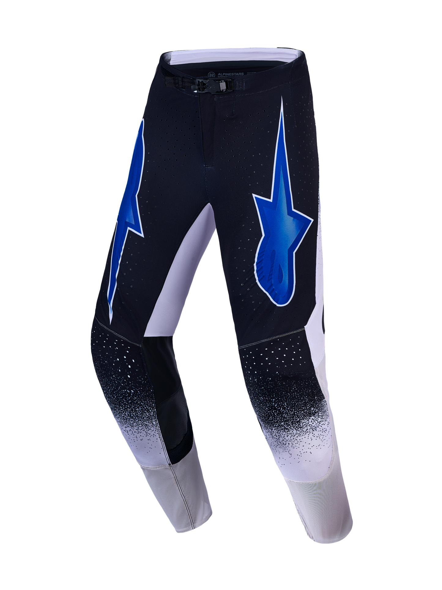 Alpinestars Supertech Hiten AFD Broek 2027 Black Light Lilac Blithe Blue