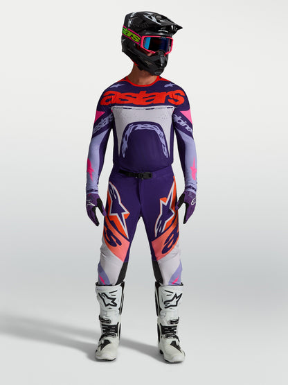 Alpinestars Supertech Dyna Broek 2027 Lichtviolet Dieppaars Roze Fluo