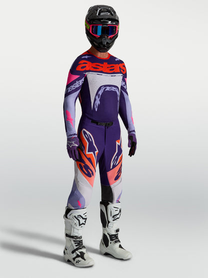 Alpinestars Supertech Dyna Broek 2027 Lichtviolet Dieppaars Roze Fluo