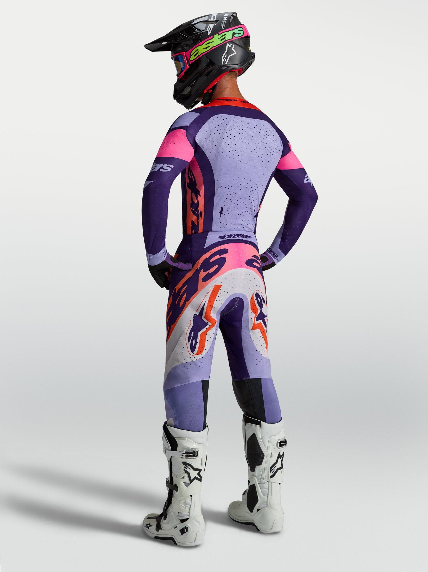 Alpinestars Supertech Dyna Broek 2027 Lichtviolet Dieppaars Roze Fluo