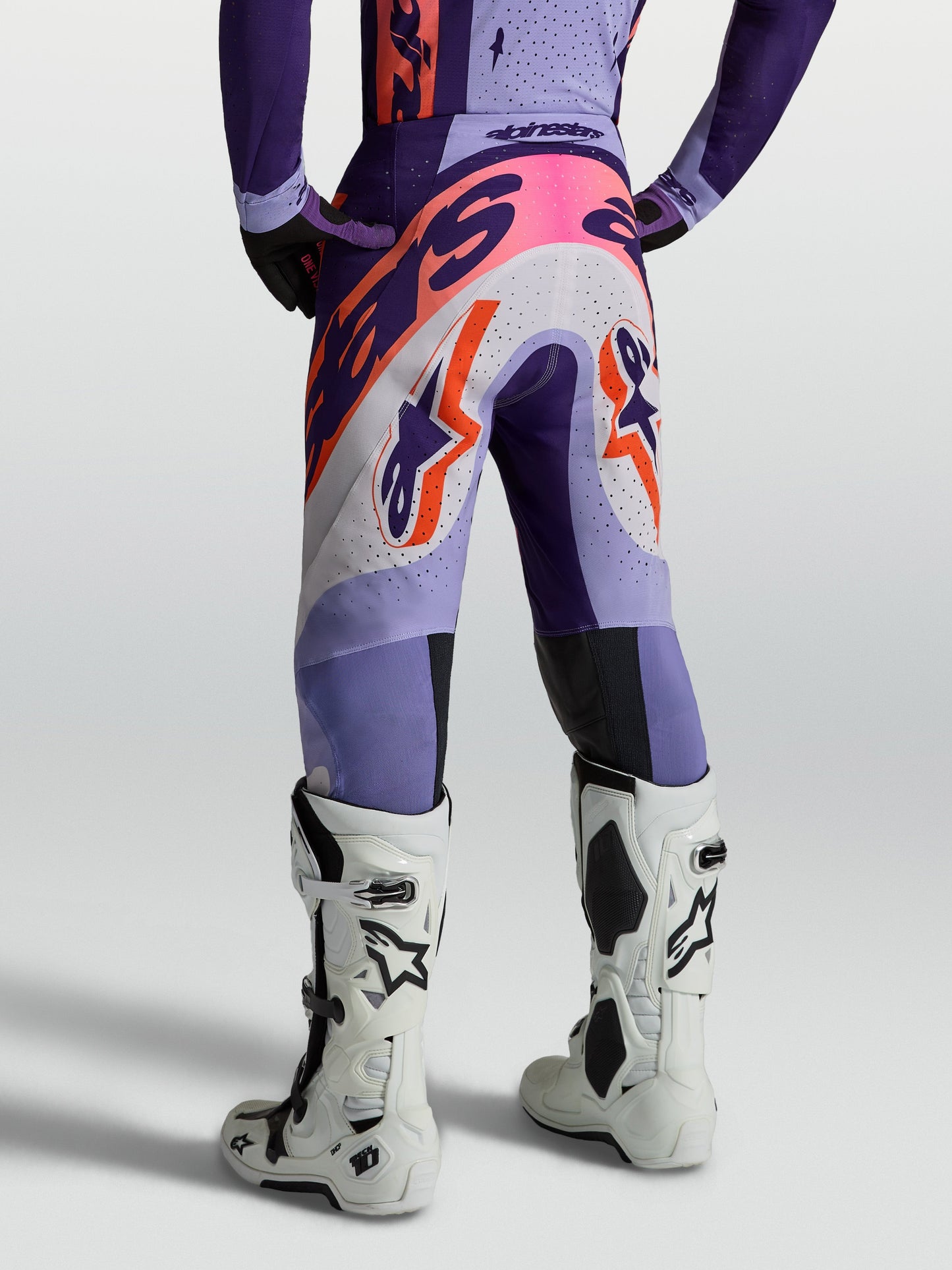 Alpinestars Supertech Dyna Broek 2027 Lichtviolet Dieppaars Roze Fluo