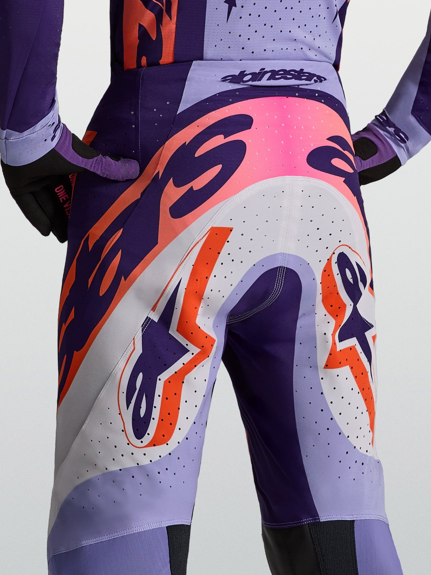 Alpinestars Supertech Dyna Broek 2027 Lichtviolet Dieppaars Roze Fluo