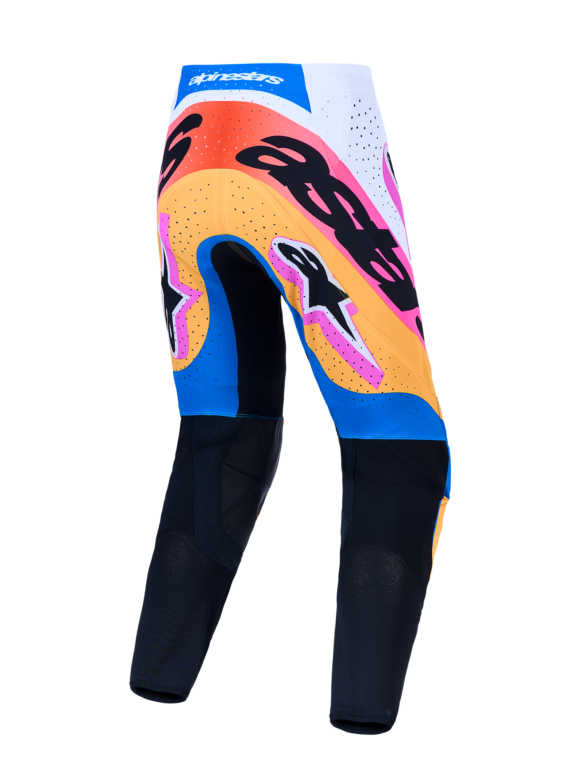 Alpinestars Supertech Dyna Broek 2027 Wit Blithe Blauw Zwart Paars