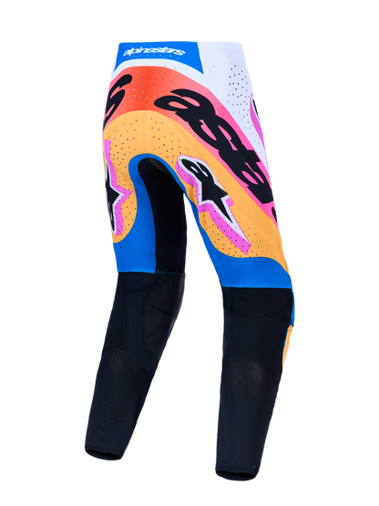 Alpinestars Supertech Dyna Broek 2027 Wit Blithe Blauw Zwart Paars
