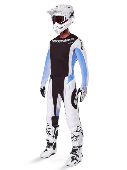 Alpinestars Techstar Melt Motocrosshose lüftend Schwarz Blau - MxProStoreParts