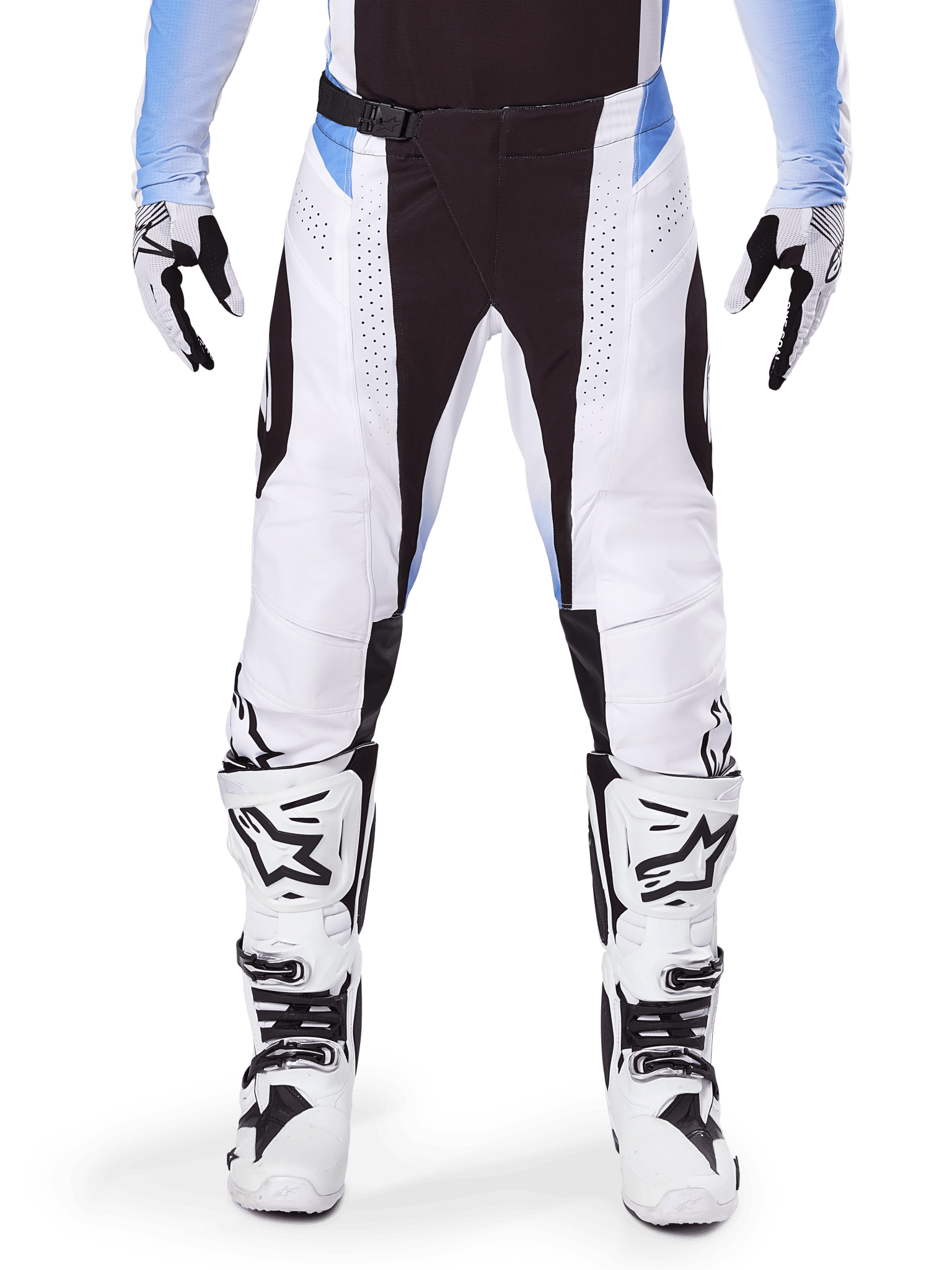 Alpinestars Techstar Melt Motocrosshose ventilierend schwarz blau - MxProStoreParts