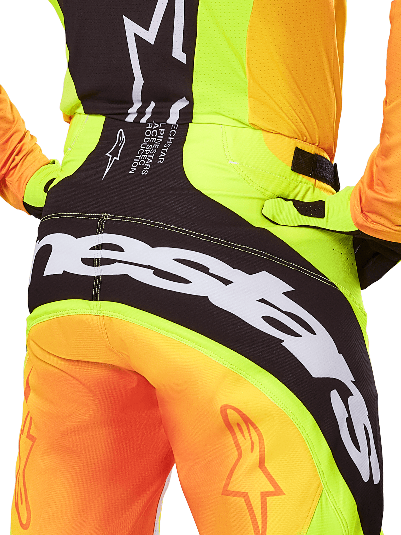 Alpinestars Techstar Melt 2025 Motocrosshose Gelb Schwarz - MxProStoreParts