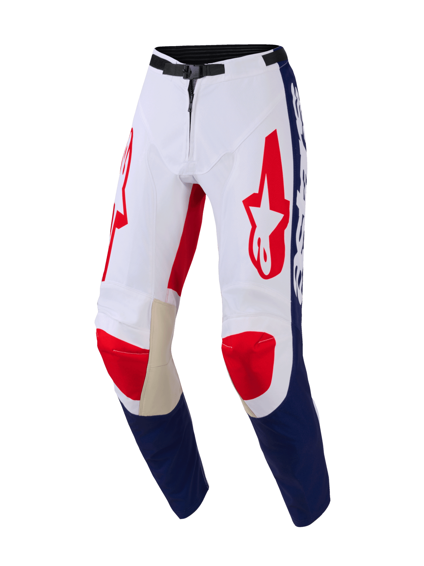 Alpinestars Racer Riway MX-Hosen Weiß, Blau und Rot 2026 - MxProStoreParts