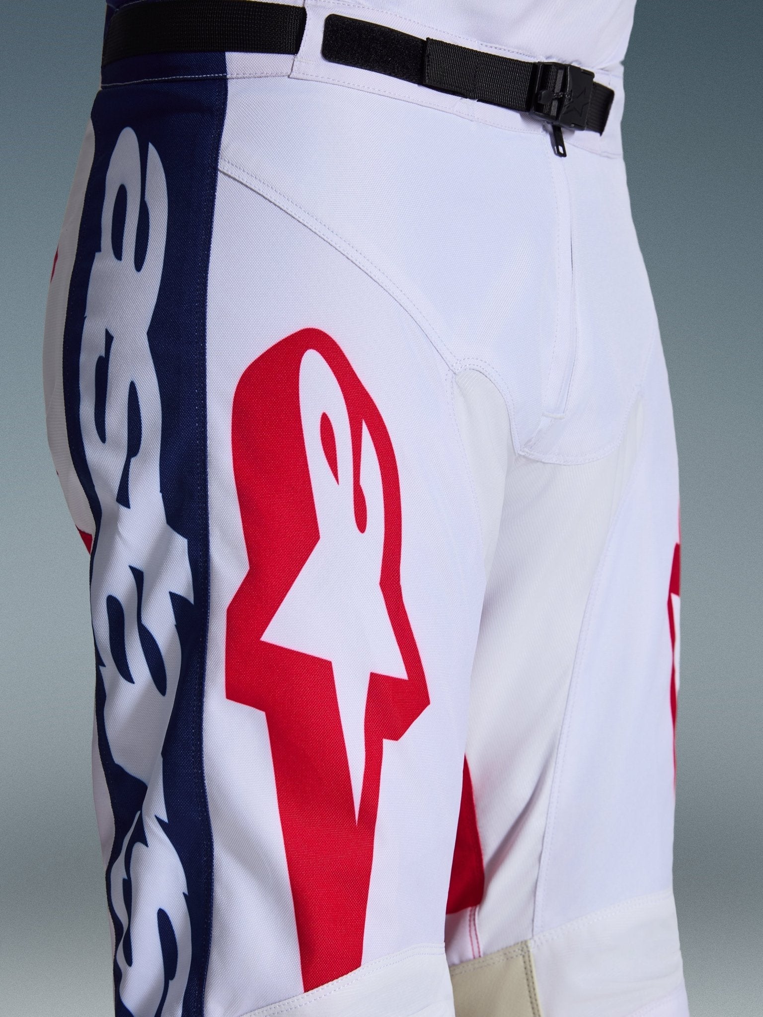 Alpinestars Racer Riway Hose Weiß Blau Rot 2026 - MxProStoreParts