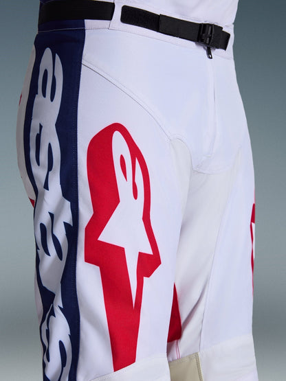 Alpinestars Racer Riway Hose Weiß Blau Rot 2026 - MxProStoreParts