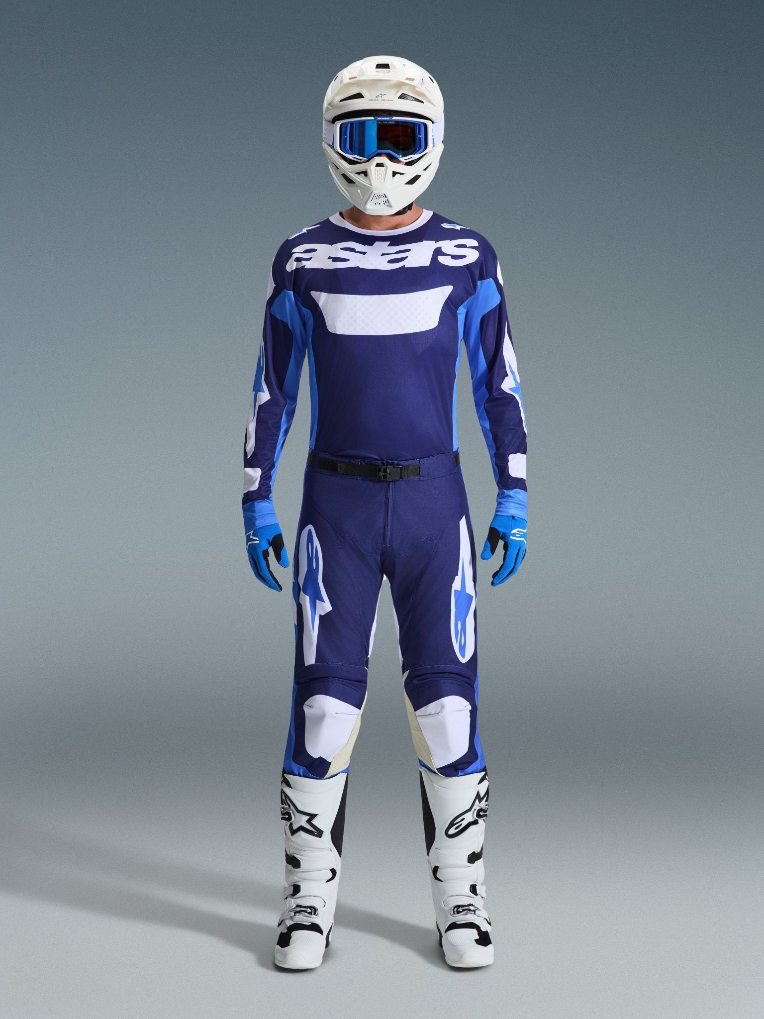 Alpinestars Racer Riway Hose Ucla Blau Weiß - MxProStoreParts