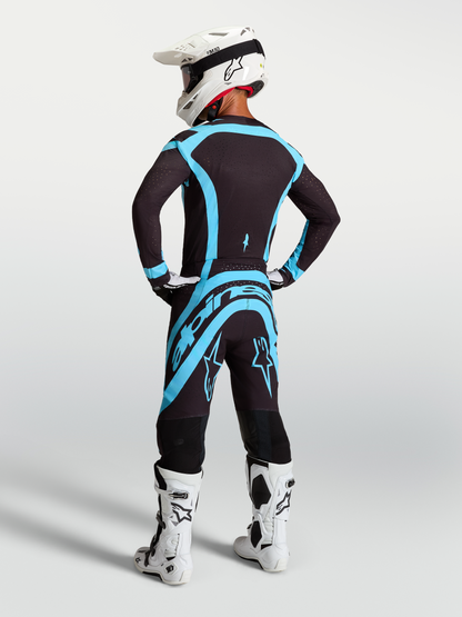 Alpinestars Supertech Vesta Broek 2027 Zwart Turquoise
