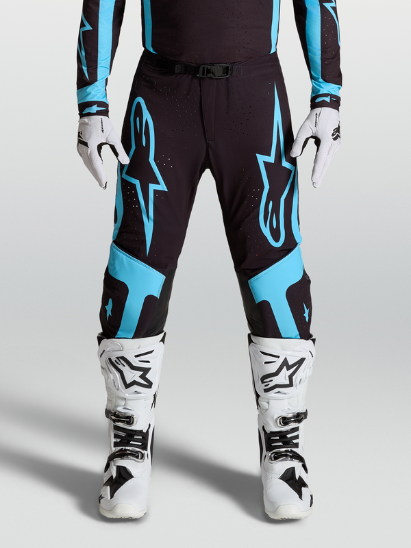 Alpinestars Supertech Vesta Broek 2027 Zwart Turquoise