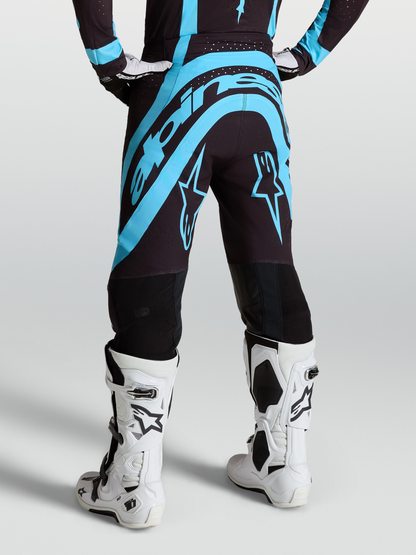 Alpinestars Supertech Vesta Broek 2027 Zwart Turquoise