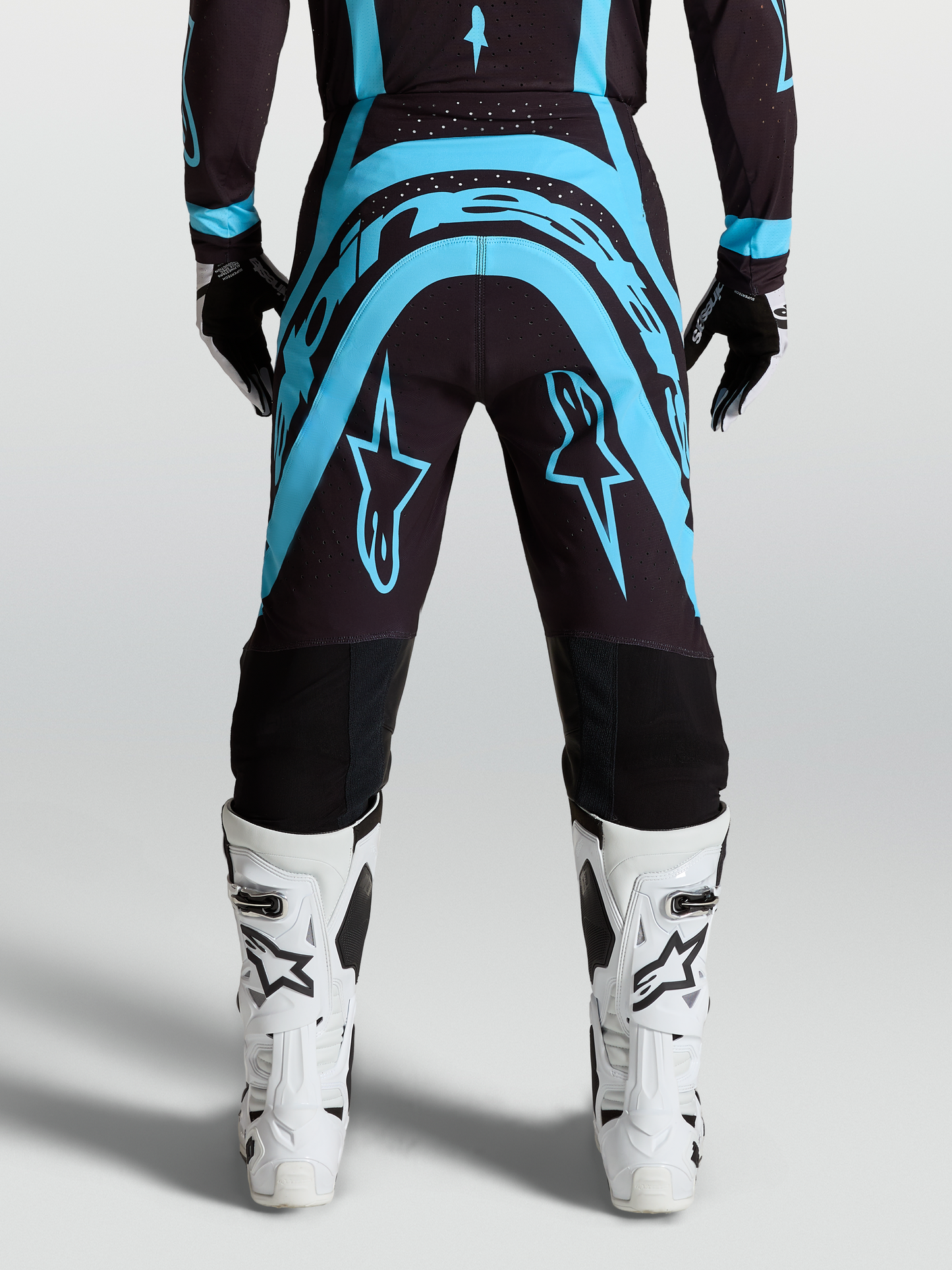 Alpinestars Supertech Vesta Broek 2027 Zwart Turquoise