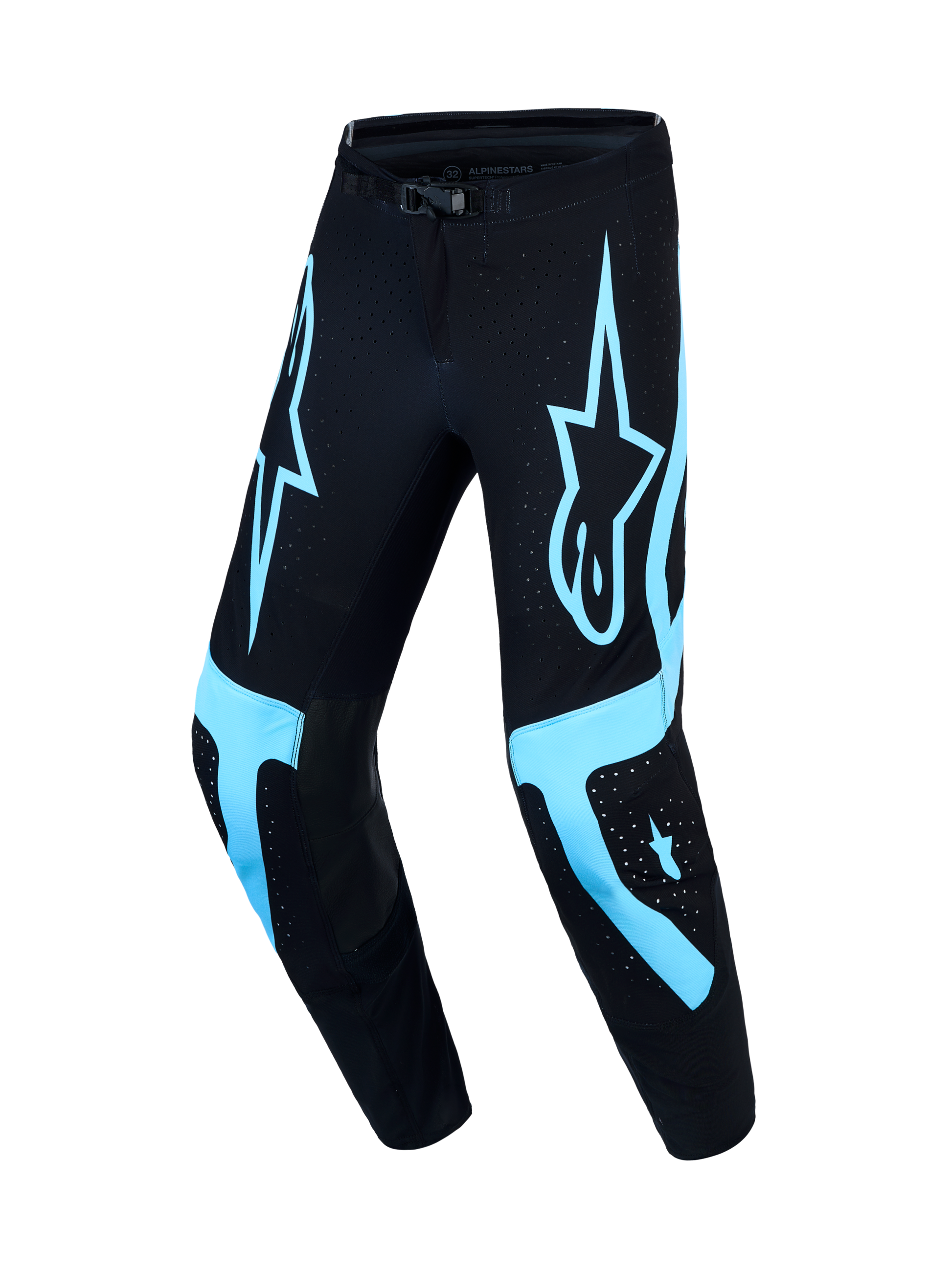 Alpinestars Supertech Vesta Broek 2027 Zwart Turquoise