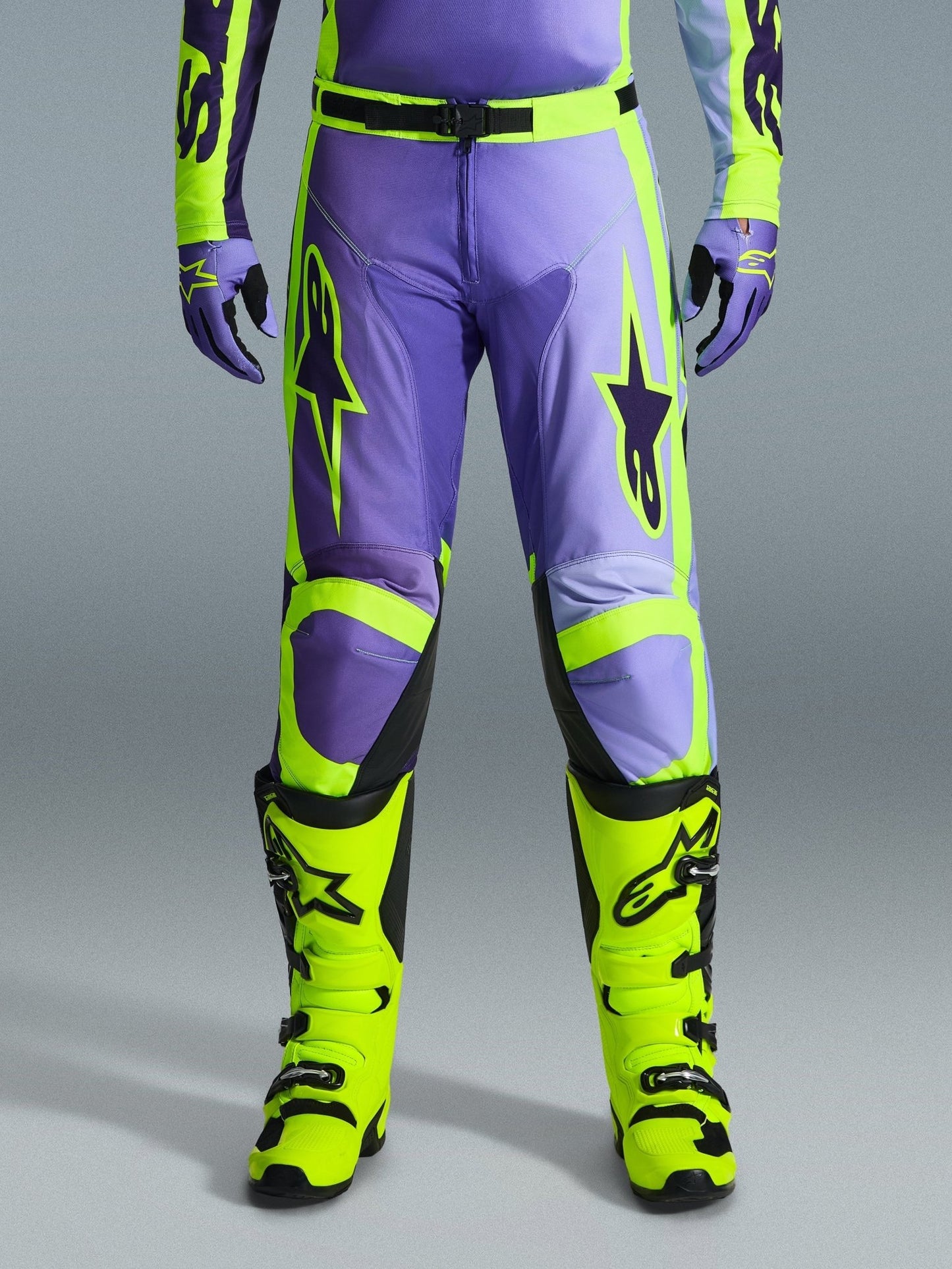 Alpinestars Racer Portl Hosen 2026 Lila Gelb Fluor - MxProStoreParts