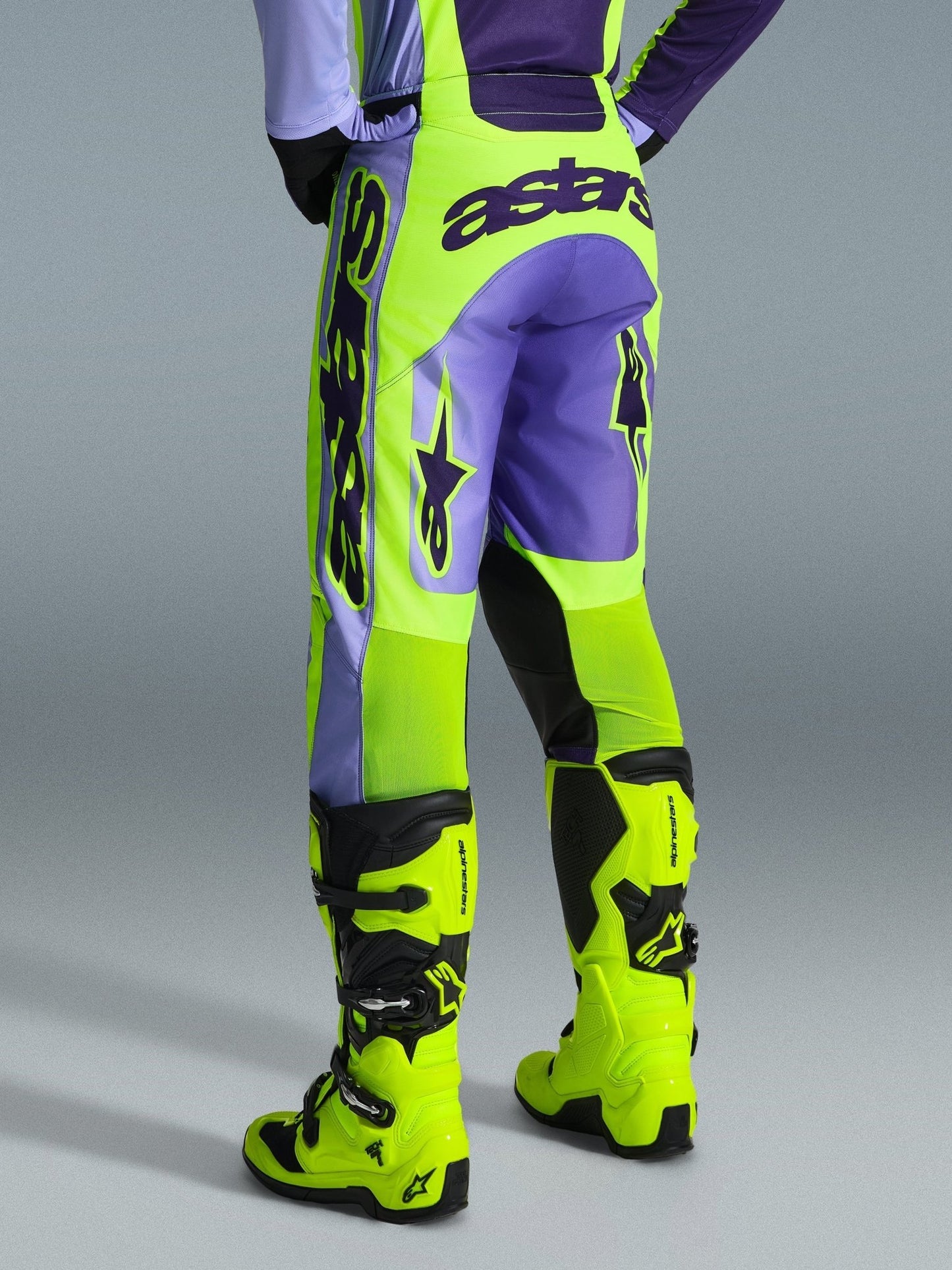 Alpinestars Racer Portl Hose 2026 Lila Gelb Fluo - MxProStoreParts
