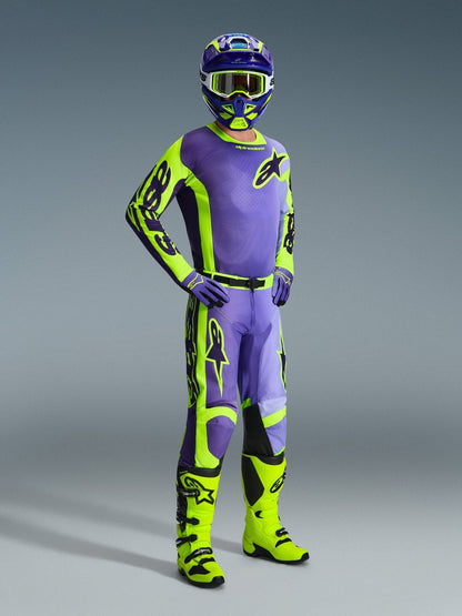 Alpinestars Racer Portl Hose 2026 Lila Gelb Fluo - MxProStoreParts