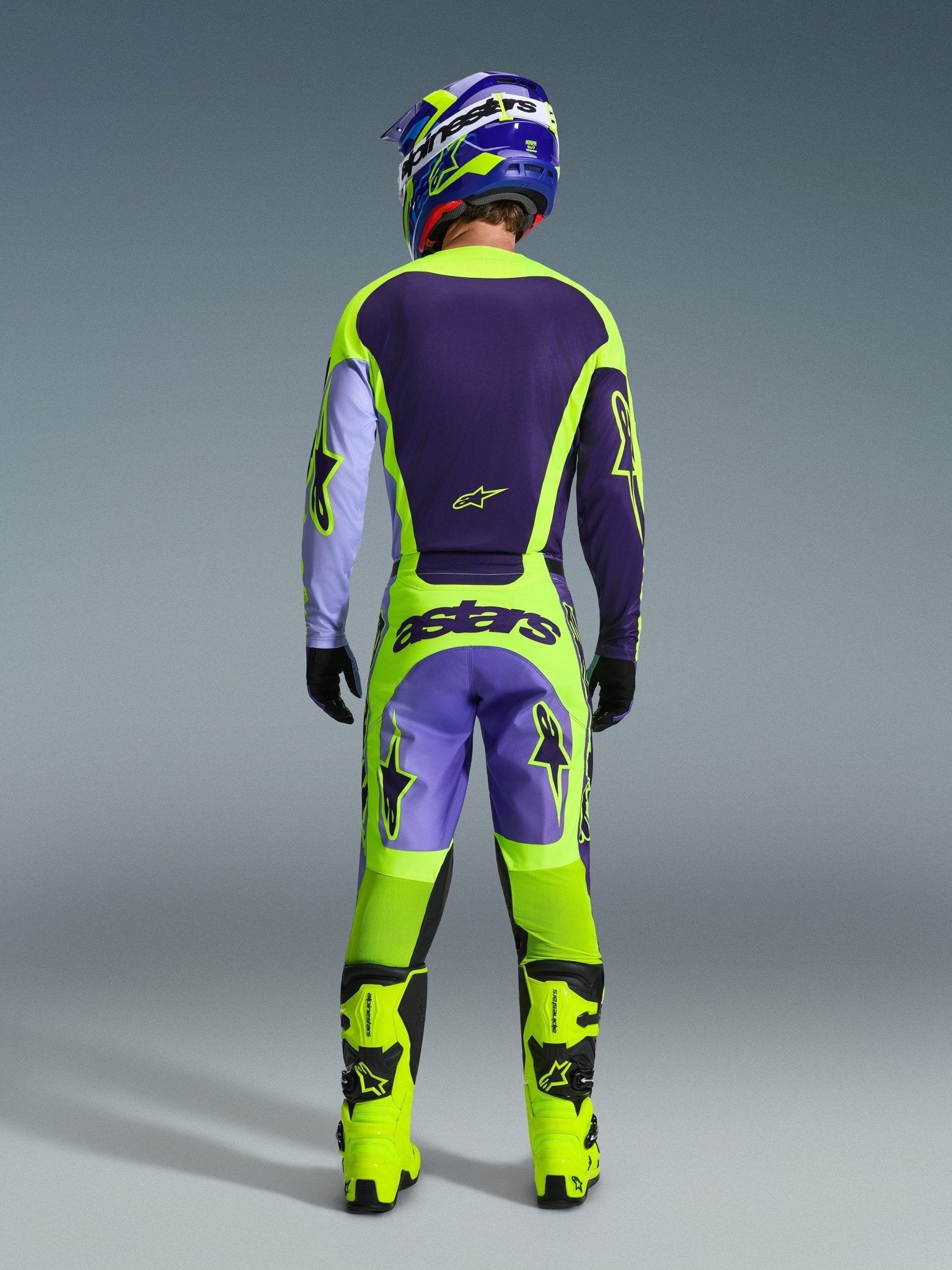 Alpinestars Racer Portl Hose 2026 Lila Gelb Fluo - MxProStoreParts