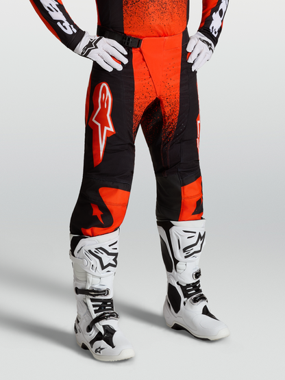 Alpinestars Techstar Swan Broek 2027 Kardinaalrood Zwart Wit