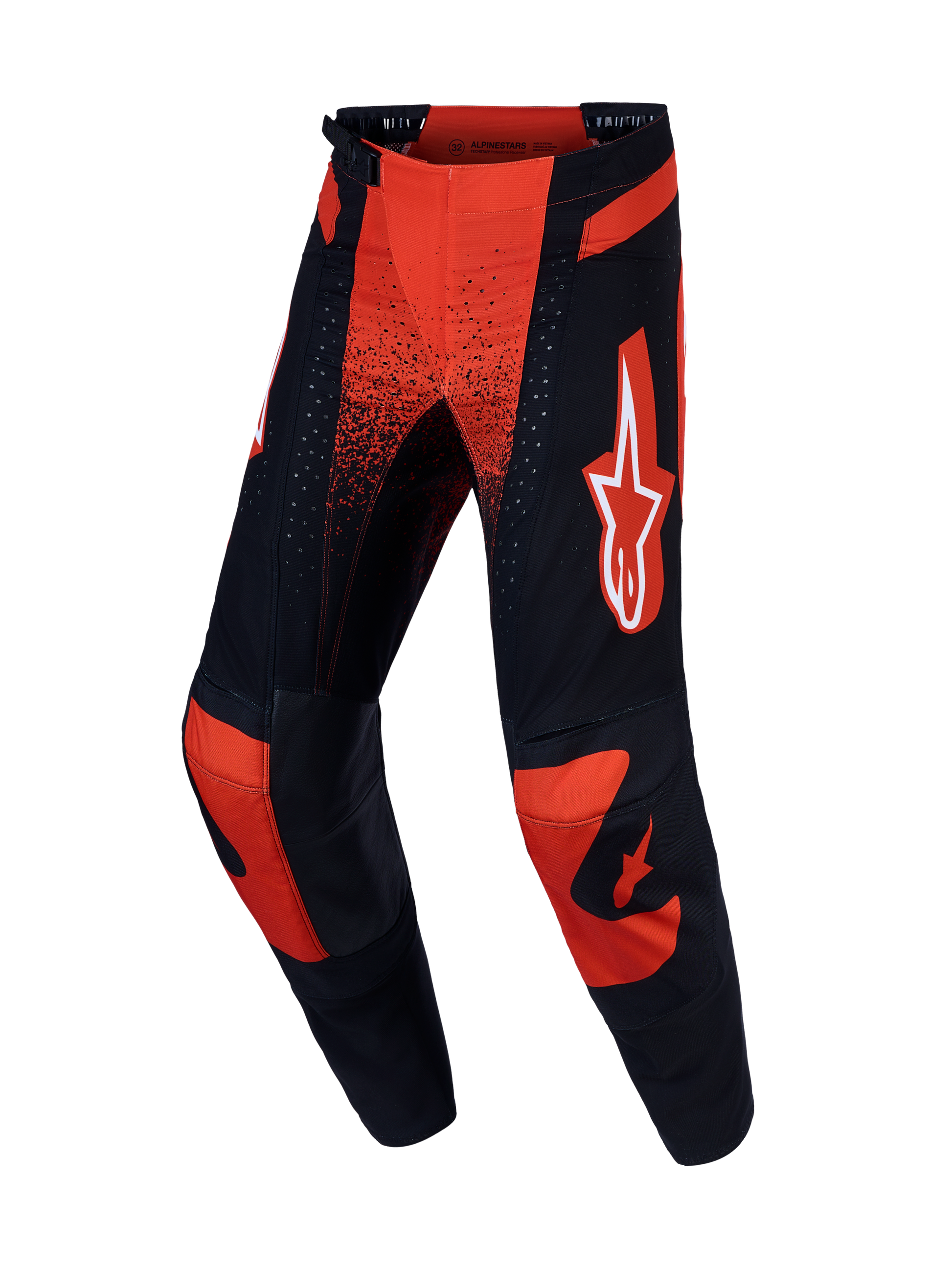 Alpinestars Techstar Swan Broek 2027 Kardinaalrood Zwart Wit