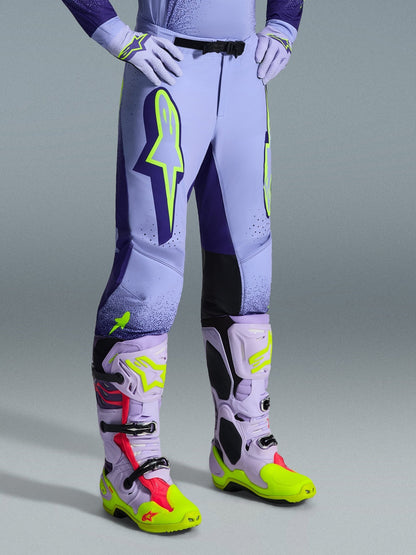Alpinestars Supertech Scenz Hose 2026 Lila Gelb Fluoro - MxProStoreParts