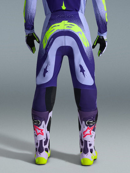 Alpinestars Supertech Scenz Hose 2026 Lila Gelb Fluoro - MxProStoreParts