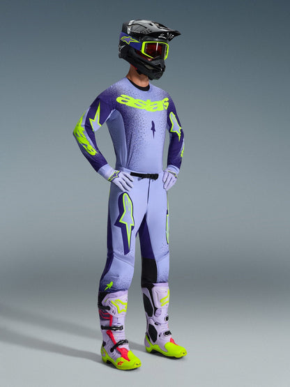 Alpinestars Supertech Scenz Hose 2026 Lila Gelb Fluoro - MxProStoreParts