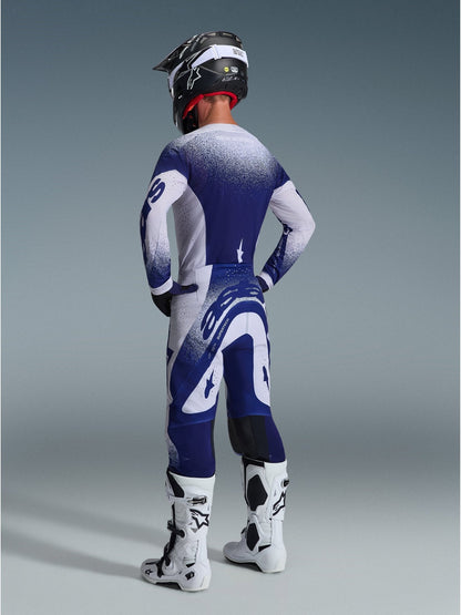 Alpinestars Supertech Scenz Motocross Hose Lichtgrau Dunkelblau 28 - MxProStoreParts
